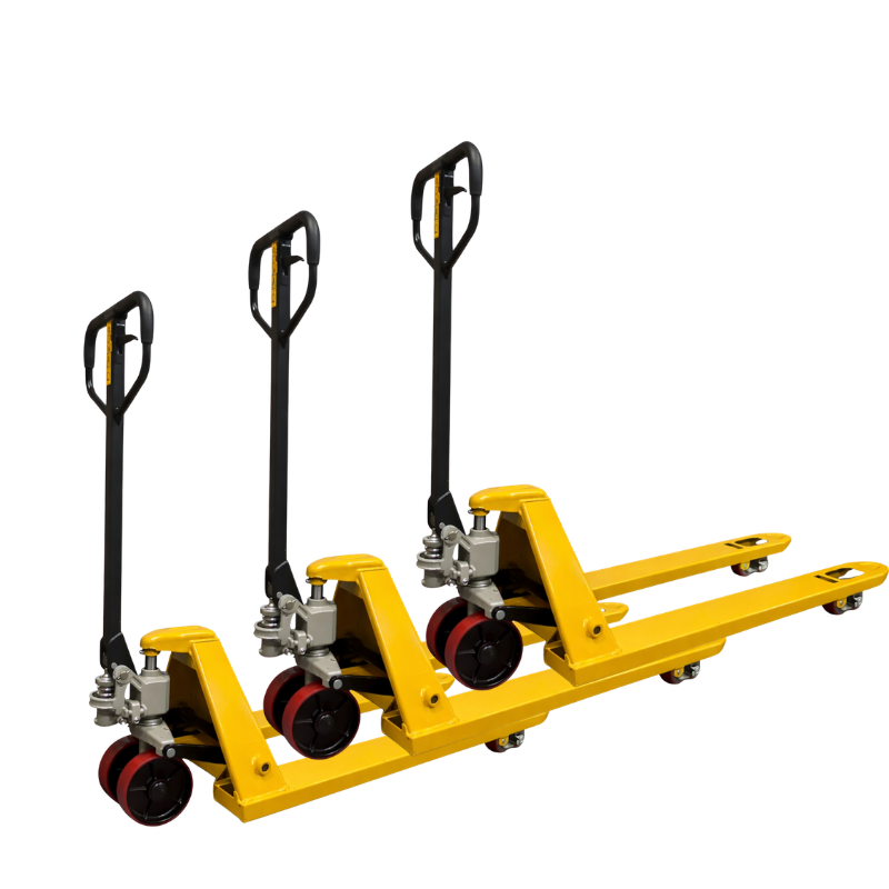 NIEUW |  Palletwagen 1500KG - Vorklengte 1150mm - Dubbel vorkwiel | Partijvoordeel 3 stuks - Weldingshop
