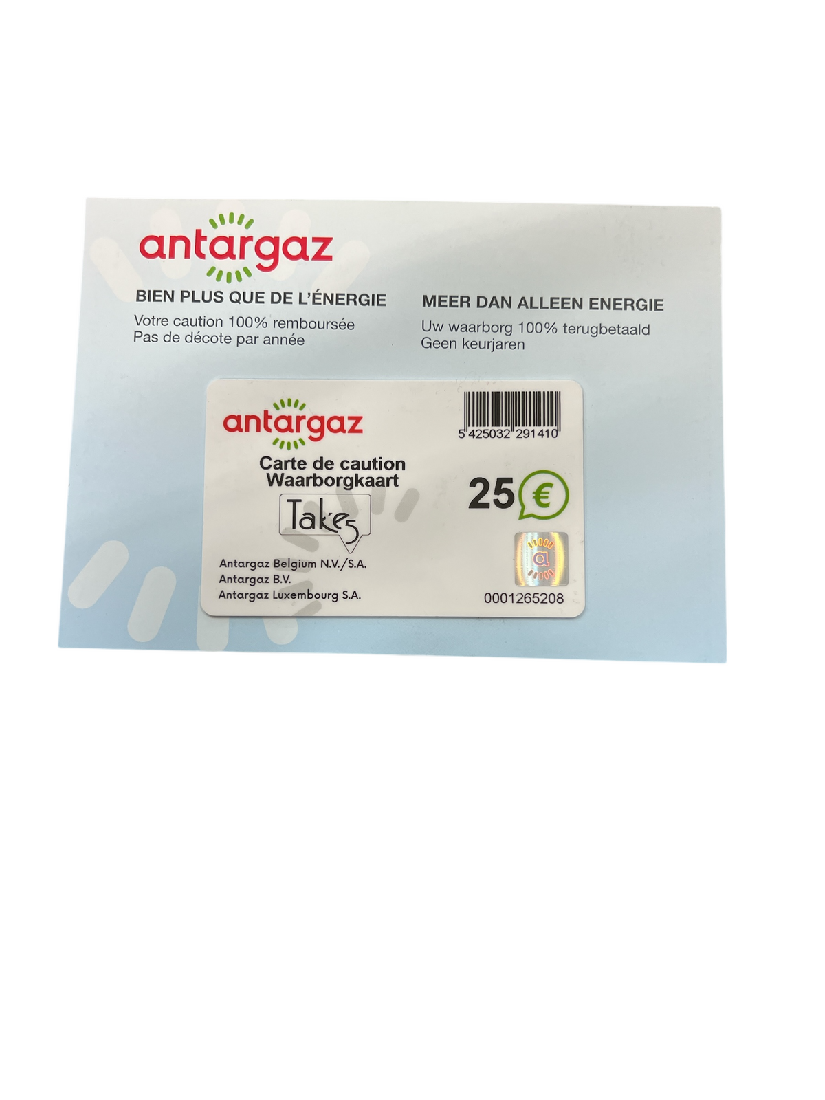 Antargaz Take 5 Statiegeld - Weldingshop