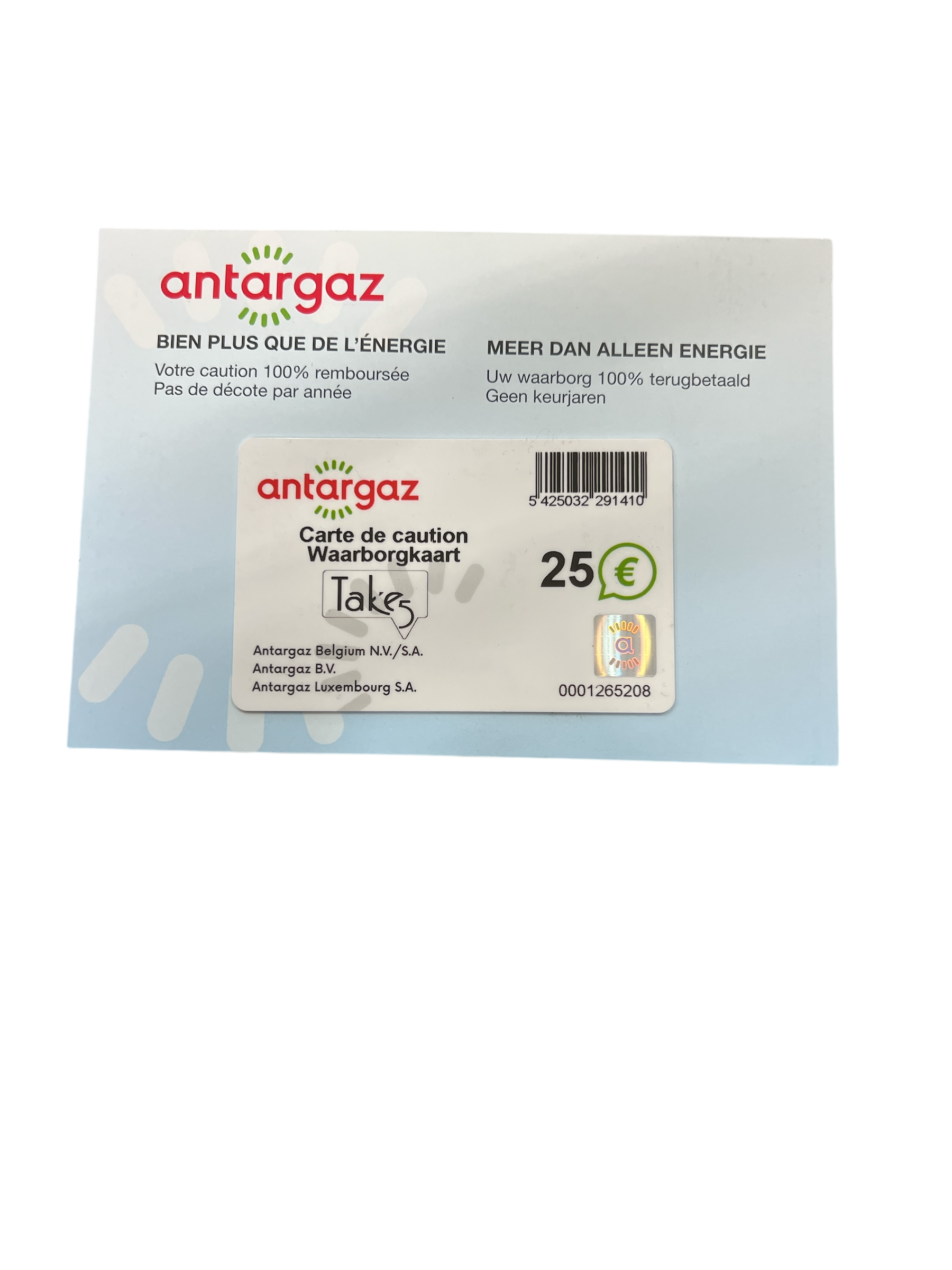 Antargaz Take 5 Statiegeld - Weldingshop