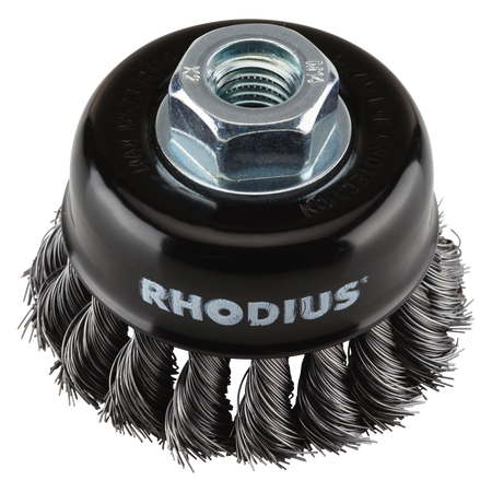 Rhodius STBZ komborstel met getordeerde staaldraad