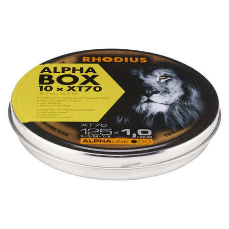 Doorslijpschijf XT70 125 x 1,0 x 22,23mm blikje van 10 stuks - Weldingshop