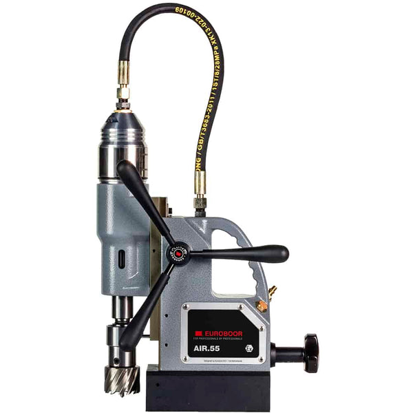 Pneumatische magneet kernboormachine, 55mm - 2 3/16", 6.3 bar.