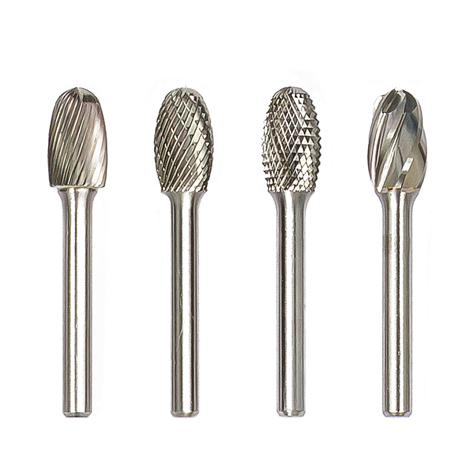 Stiftfrees, stiftfrees tandvorm Alu vertanding, model E, D 10 mm, L 16 mm.