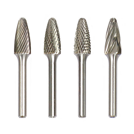Stiftfrees, stiftfrees tandvorm Alu vertanding, model F, D 10 mm, L 20 mm. - Weldingshop