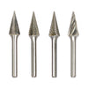 Stiftfrees, stiftfrees tandvorm Alu vertanding, model M, D 10 mm, L 20 mm. - Weldingshop
