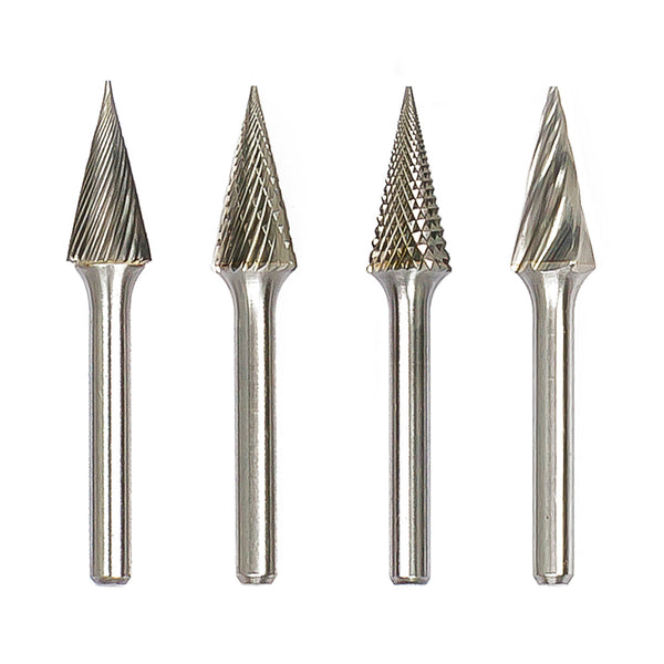 Stiftfrees, stiftfrees tandvorm Alu vertanding, model M, D 10 mm, L 20 mm. - Weldingshop