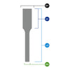 Stiftfrees, stiftfrees tandvorm Alu vertanding, model A, D 10 mm, L 20 mm. - Weldingshop