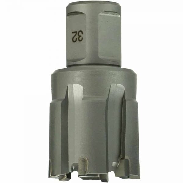 Kernboor, TCT, Lengte 25 mm, Weldon.