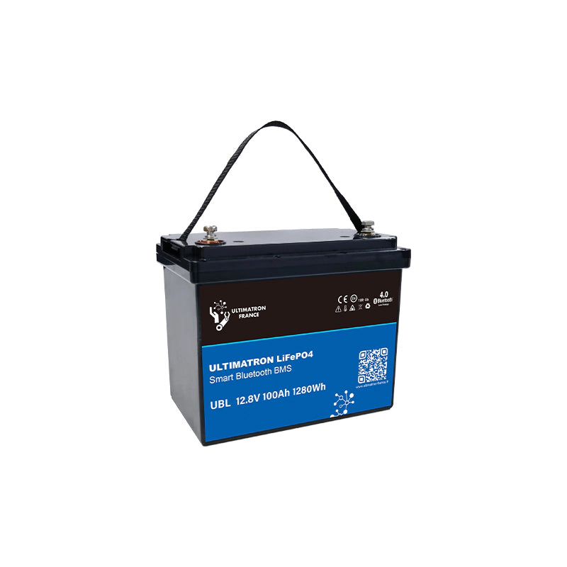 Ultimatron Lithiumbatterij 12.8V 100Ah PRO 1280Wh LiFePO4 Smart BMS Met Bluetooth