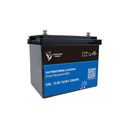 Ultimatron Lithiumbatterij 12.8V 100Ah PRO 1280Wh LiFePO4 Smart BMS Met Bluetooth