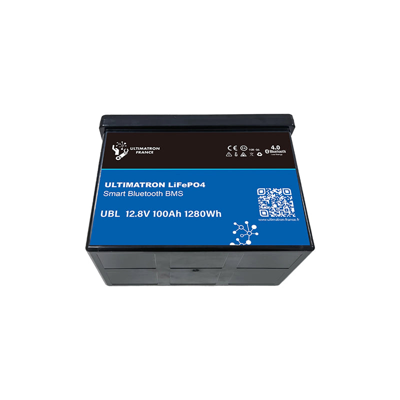 Ultimatron Lithiumbatterij 12.8V 100Ah PRO 1280Wh LiFePO4 Smart BMS Met Bluetooth