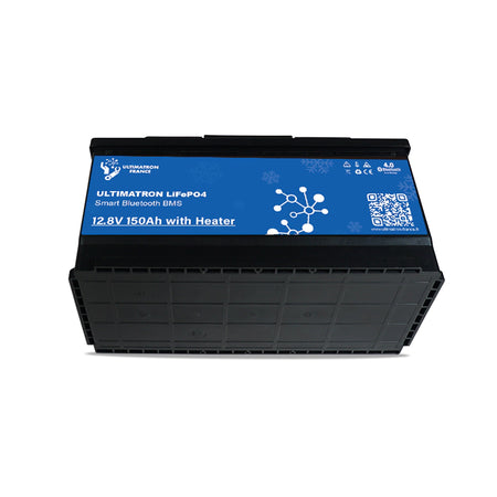 Ultimatron Lithiumbatterij Onder Zitplaats van 12.8V 150Ah LiFePO4 Smart BMS Met Bluetooth Verwarming
