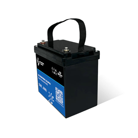 Ultimatron Lithiumbatterij 12.8V 50Ah LiFePO4 Slim BMS Met Bluetooth