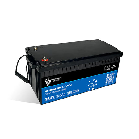 Ultimatron Lithiumbatterij 36V 100Ah LiFePO4 Slim BMS Met Bluetooth