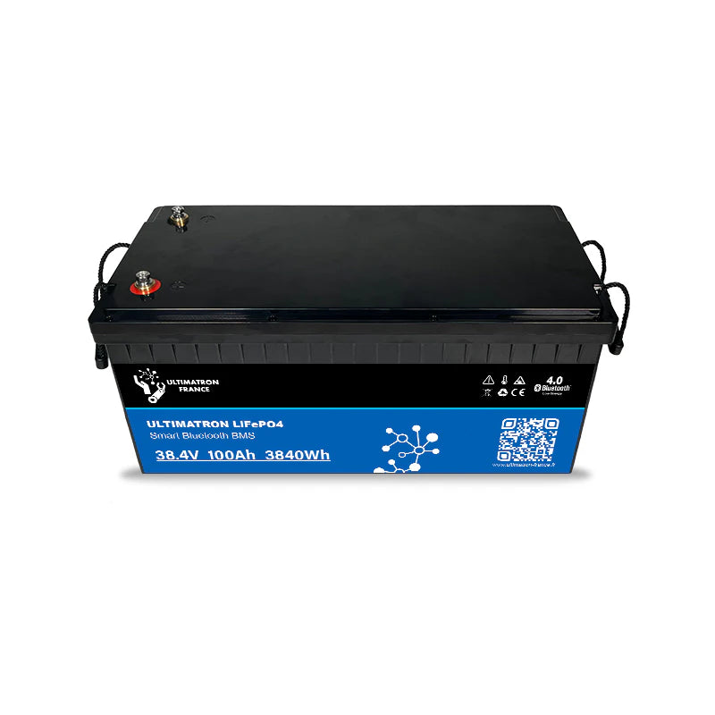 Ultimatron Lithiumbatterij 36V 100Ah LiFePO4 Slim BMS Met Bluetooth
