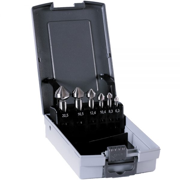 Verzink set, HSS-Co, Dmin 6.3 mm, Dmax 20.5 mm. - Weldingshop