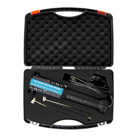 Tecweld HFH-1 complete set in geopende transportkoffer