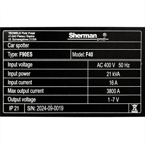 Car Spotter F40 400V 3800A carrosserieherstellasser spot welder - Weldingshop