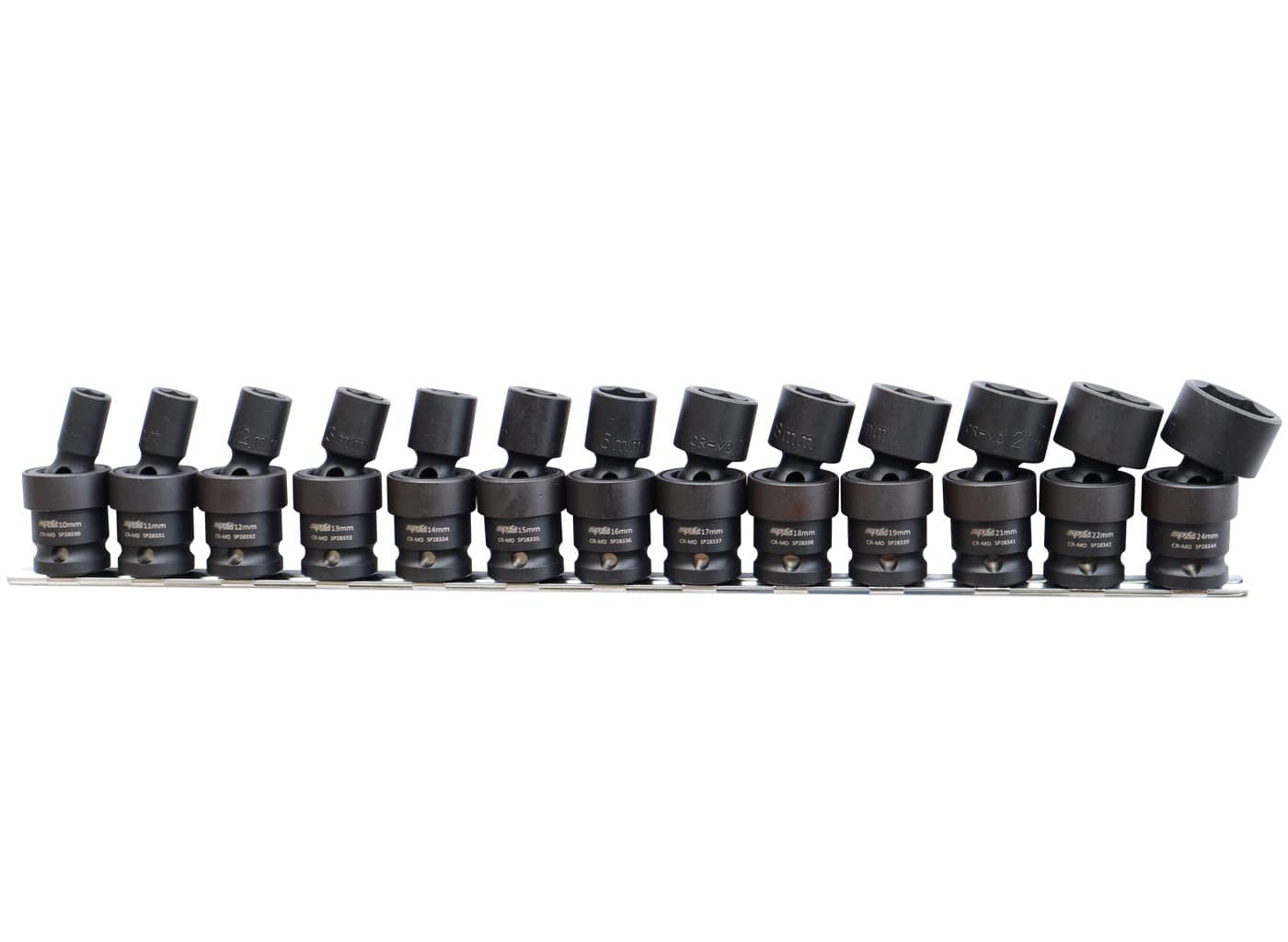 CARDANDOPPENSET KRACHT OP RAIL 1/2” 6-KANT 13 DELIG