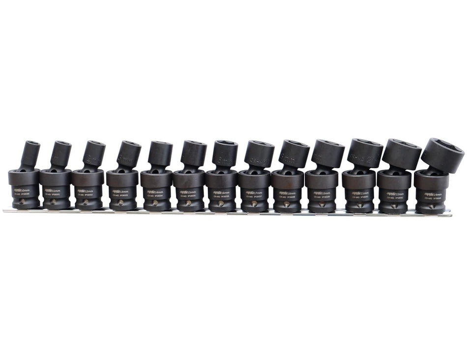 CARDANDOPPENSET KRACHT OP RAIL 1/2” 6-KANT 13 DELIG