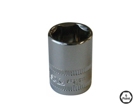 DOP 1/4”  6-KANT  10MM