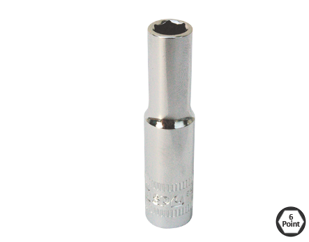 DOP 1/4”  6-KANT  12MM LANG