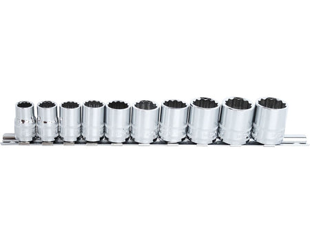 DOPPEN OP RAIL 1/2” 12-KANT 12 DELIG METRISCH
