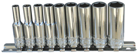 DOPPEN OP RAIL 1/4" 6 KANT LANG 9 DELIG SAE