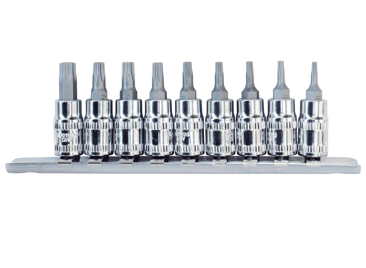 DOPPEN OP RAIL 1/4” TORX 9 DELIG