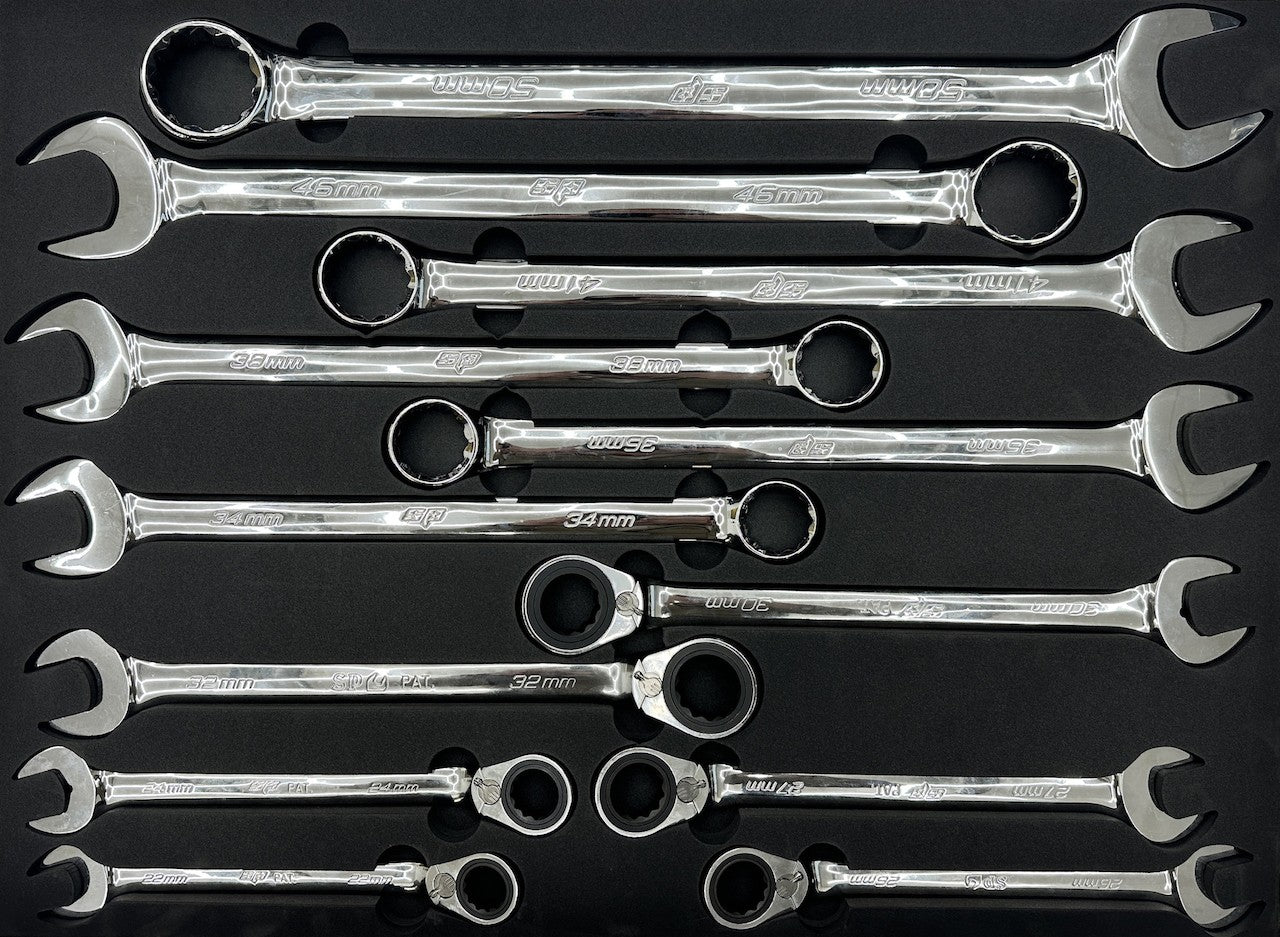 EVA FOAM INLEG RINGSTEEK SLEUTEL SET XXL USA SERIES 12 DELIG