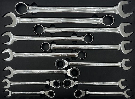 EVA FOAM INLEG RINGSTEEK SLEUTEL SET XXL USA SERIES 12 DELIG