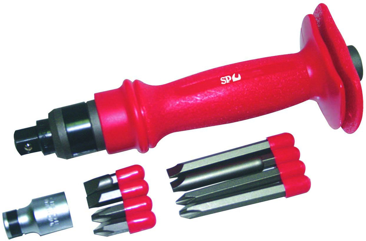 EXTRA ZWARE SLAGSCHROEVENDRAAIERSET 9 DELIG 1/2”