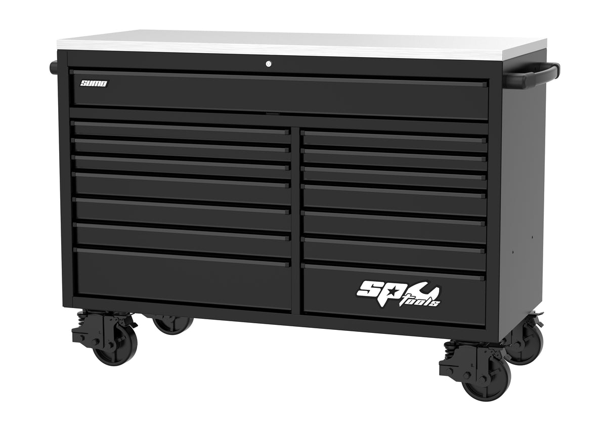 GEREEDSCHAPSWAGEN ZWART USA SUMO SERIES 15 LADEN 150CM