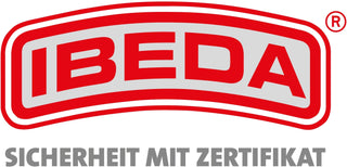 Logo Ibeda "Sicherheit mit zertifikat"