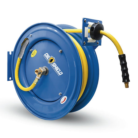 Oilshield Rubber luchtslanghaspel enkelarmig zwaar 10mm x 15mtr - Weldingshop