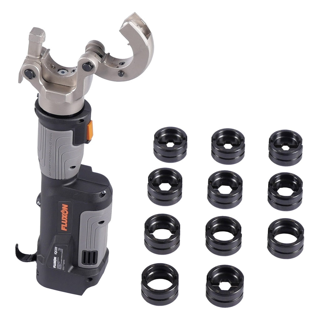 Kabelkrimptang set 2x 2.0Ah accu + oplader 300mm 60kN - Weldingshop