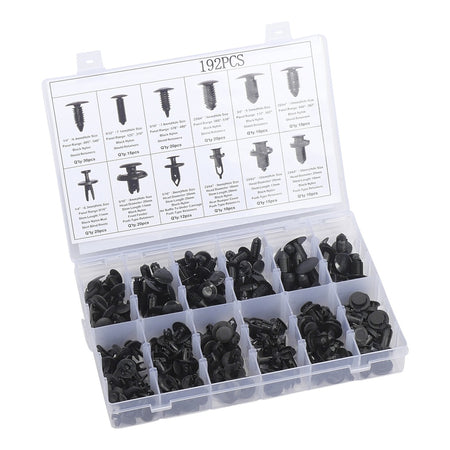 Bekleding clips assortiment 192 delig - Weldingshop