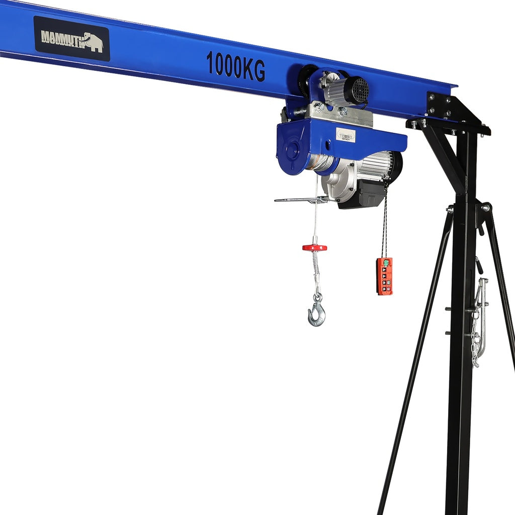 Mammuth mobiele portaalkraan 1 ton set - elektrische kabeltakel - Weldingshop