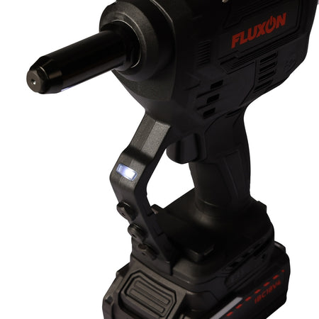 Fluxon accu popnageltang incl. 4 Ah accu en lader - Weldingshop