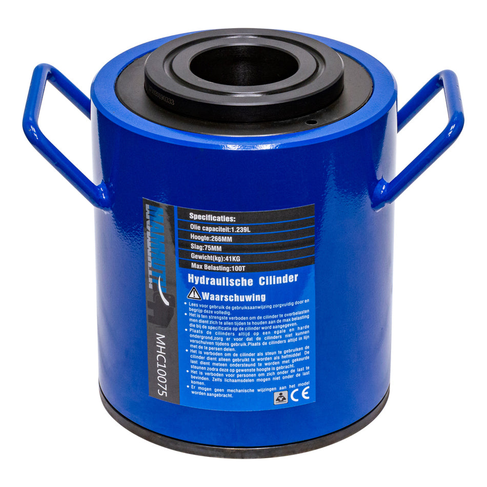 Holcilinder 100 ton slag 75mm - Weldingshop