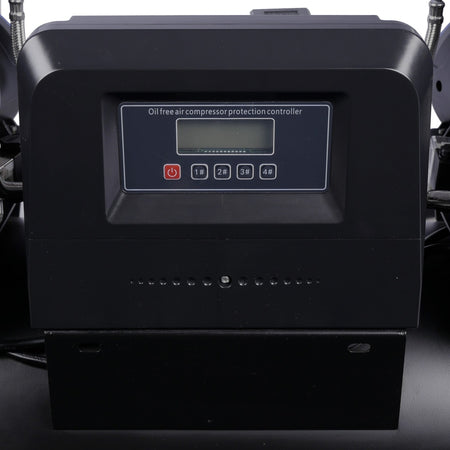 Compressor olievrij 4x2pk 120L tank 400V - Weldingshop