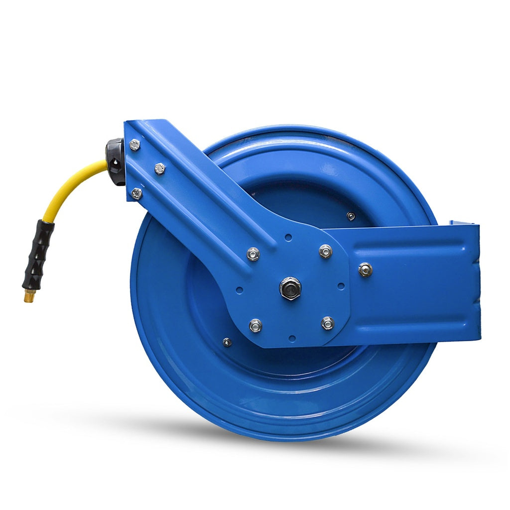 Oilshield Rubber luchtslanghaspel enkelarmig zwaar 10mm x 15mtr - Weldingshop