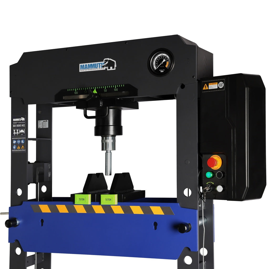 Mammuth werkplaatspers 50 ton elektrisch - Weldingshop