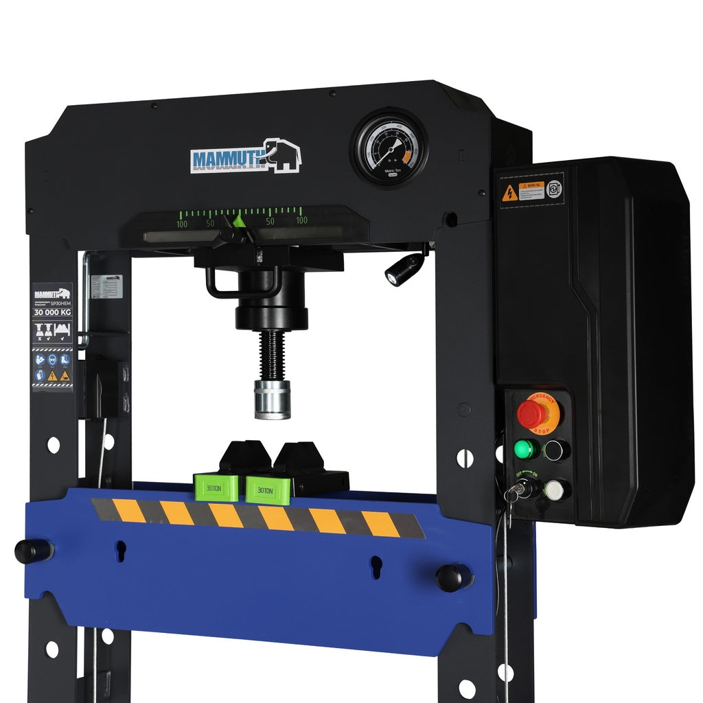 Mammuth werkplaatspers 30 ton elektrisch - Weldingshop