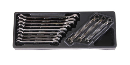 Ringratel steeksleutelset 12 delig - Weldingshop