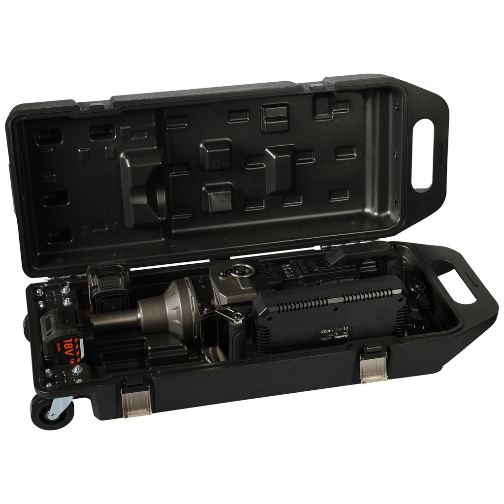 Fluxon accu slagmoersleutel 1” 4000 Nm incl. 2x 8 Ah accu en duosnellader - Weldingshop