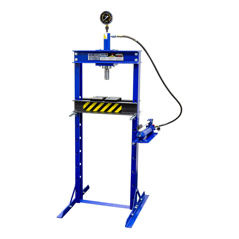 Werkplaatspers handbediend hydraulisch 12 ton - Weldingshop