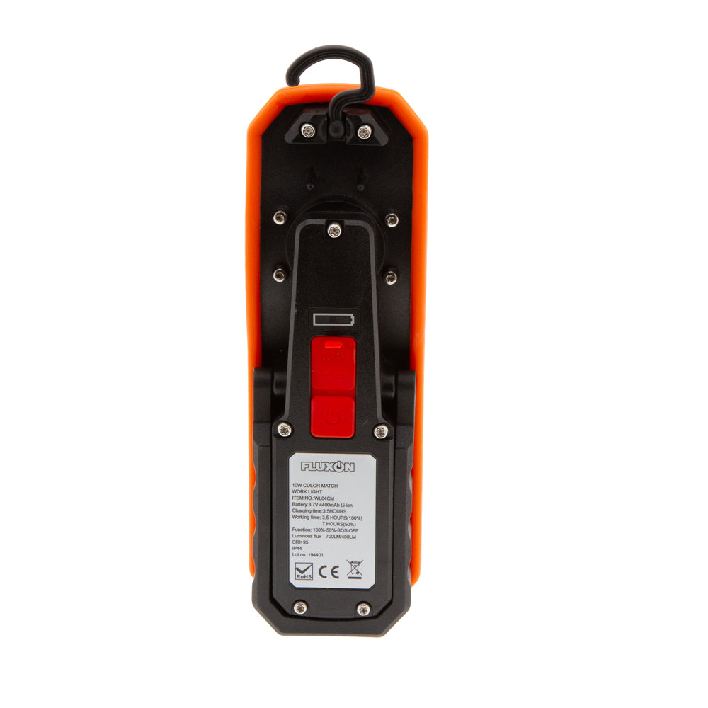 LED kleurherkennings lamp 10W oplaadbaar magnetisch - Weldingshop