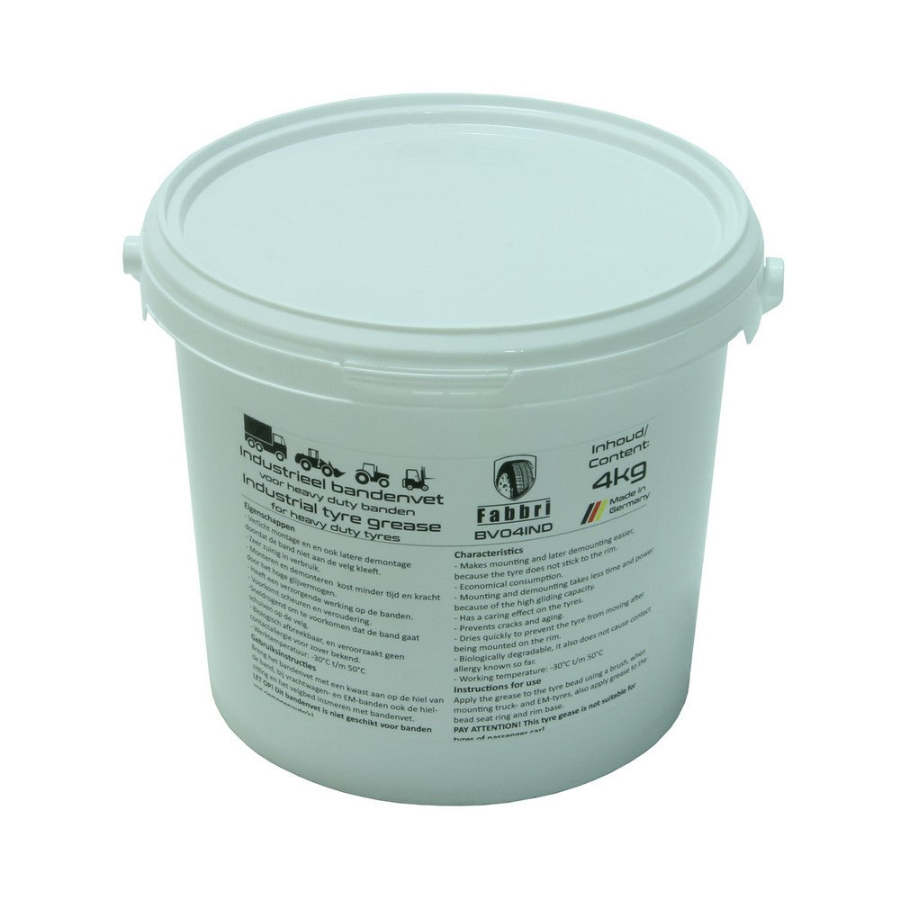 Bandenvet industrieel licht rood 4kg - Weldingshop