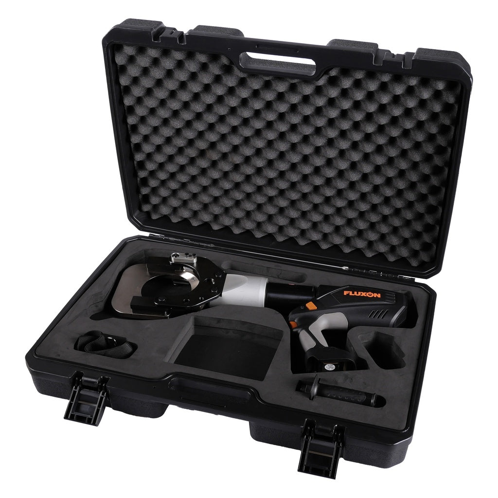 Kabelkniptang gesloten set 2x 4.0Ah accu + oplader 105mm 120kN - Weldingshop